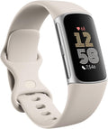 Google Fitbit Charge 6 - Fitness Tracker - Porcelain/Silver