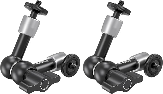 SMALLRIG 5.5-inch Magic Arm 2-Pack, Articulating Adjustable Friction Arm Mount