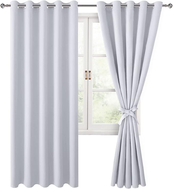 Hiasan Blackout Curtains for Bedroom, 60 x 84 Inches Long