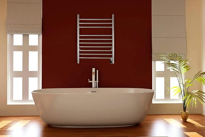 HEATGENE Towel Warmer Wall-Mounted Hardwired Heated Towel Rack Hot Towel Bar