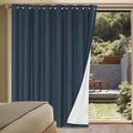 H.VERSAILTEX Linen Blackout Curtains Durable Thick Textured Linen Look 100%