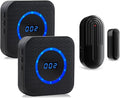 SanJie Wireless Door Chime for Business When Entering Door Entry Chime Door Bell