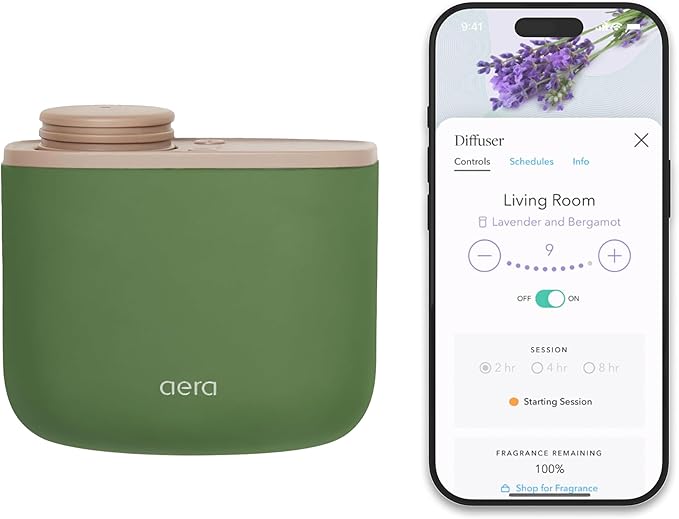 Aera Mini Home Fragrance Diffuser Plug-In: Smart Home App Aroma Control