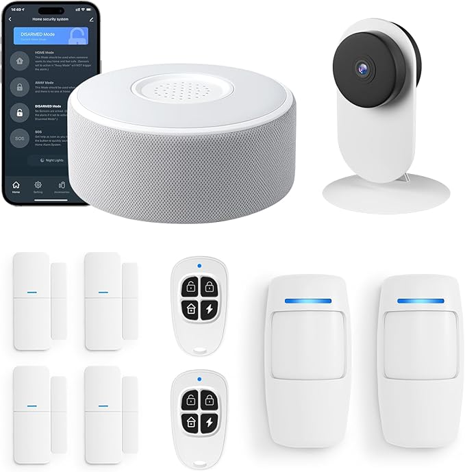 tolviviov Alarm System for Home Security, DIY Door Alarm Security Systems (15Piece, 10 Pack)