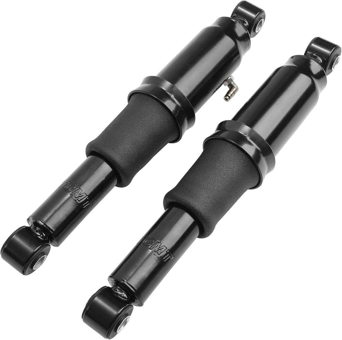 tct-motorparts rear air ride suspension fit for harley showing dimensions