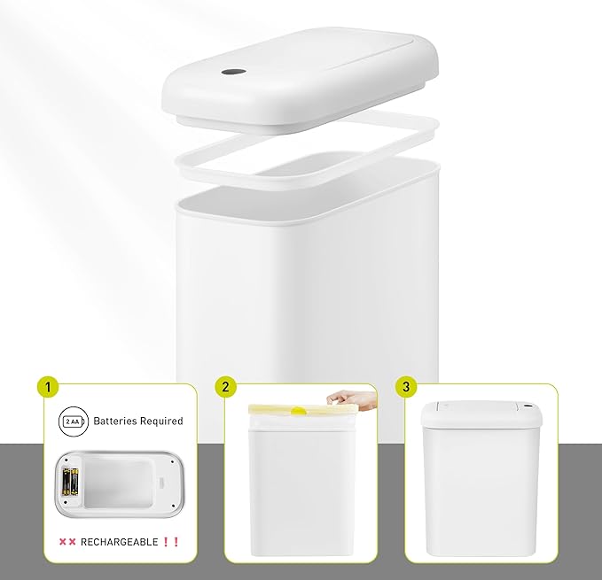 EKO Automatic Bathroom Trash Can