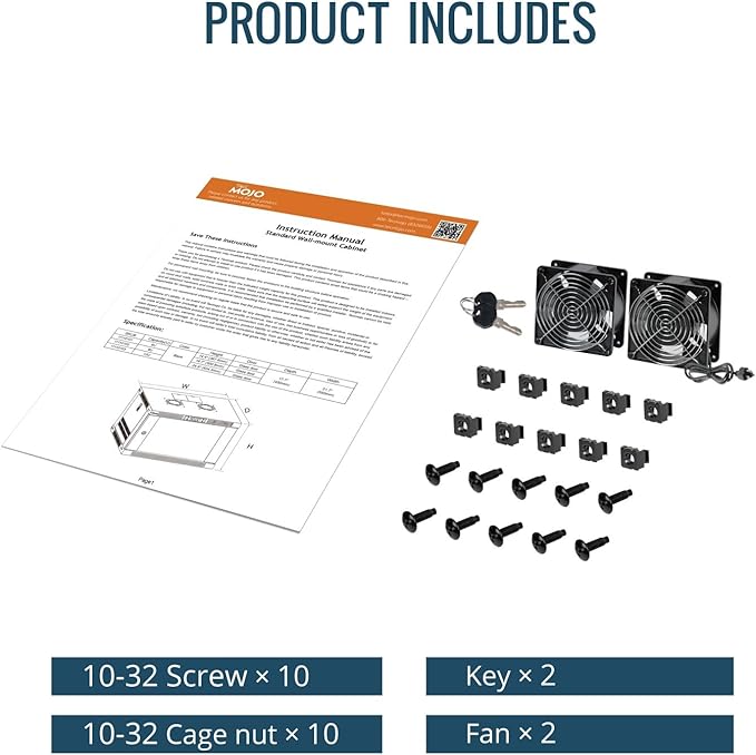 Tecmojo 6U Wall Mount Rack