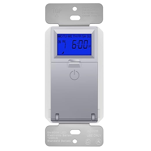 TOPGREENER Digital Astronomic Timer Switch, 7-Day Programmable Sunrise Sunset