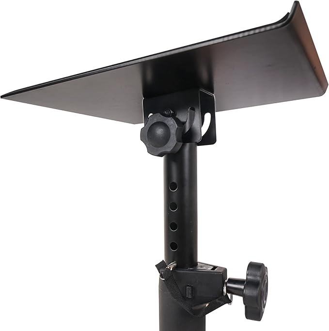 Sound Town 2-Pack Desktop Clamp-On Studio Monitor Speaker Stands