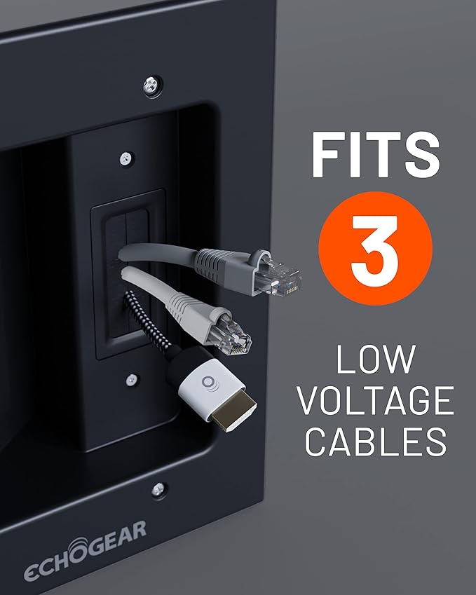 ECHOGEAR TV Cord Hider for Wall Mounted TV