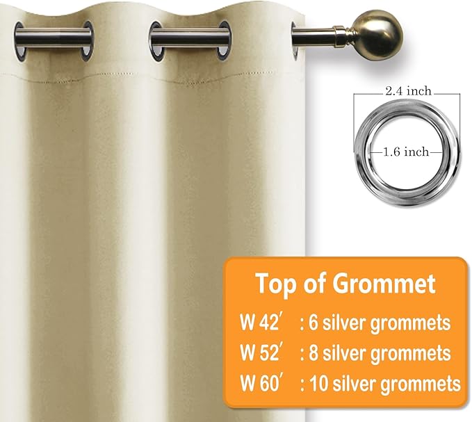 Hiasan Grommet Blackout Curtains