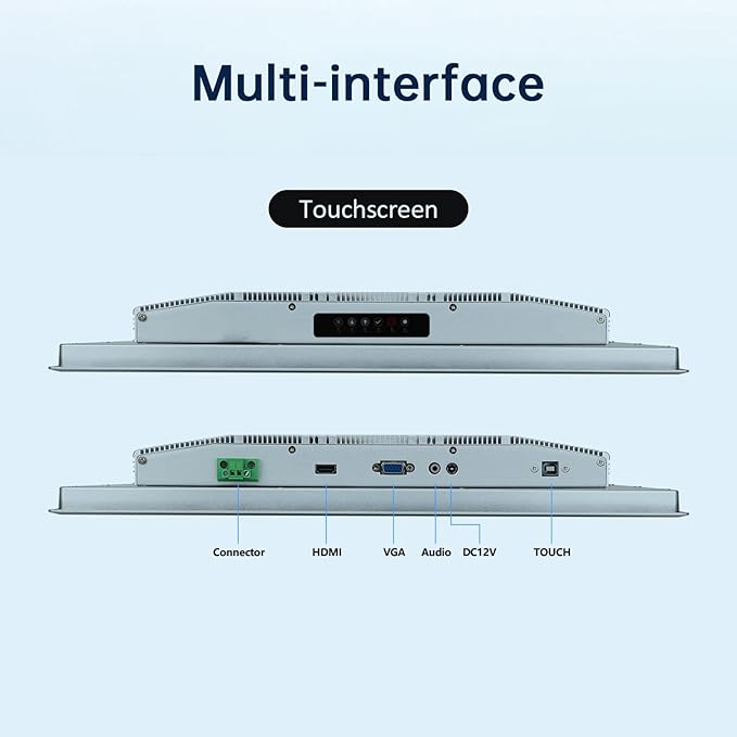 21.5-Inch Industrial Touch Screen Monitor, Ratio 16:9 Embedded PCAP Touchscreen