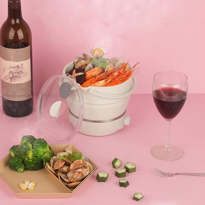 Drizzle Foldable Electric Cooker Travel Hot Pot