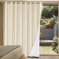 H.VERSAILTEX Linen Blackout Curtains Durable Thick Textured Linen Look 100%