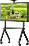 Sylvox Rolling TV Stand for 43-55 Inch Outdoor TVs, Mobile TV Cart Floor TV