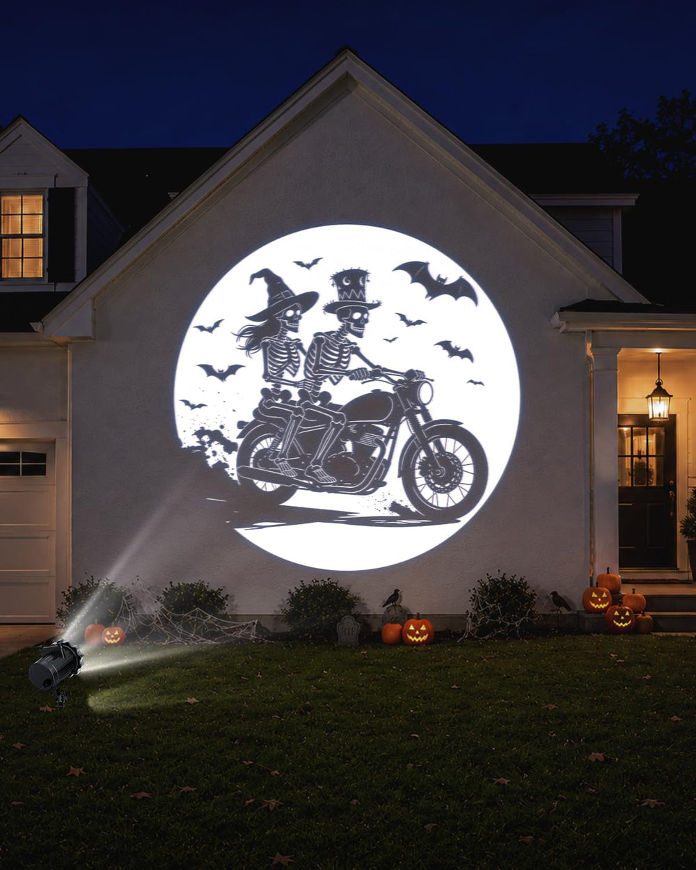 3 in 1 Halloween Projector Lights, Dynamic Halloween Projector Outdoor