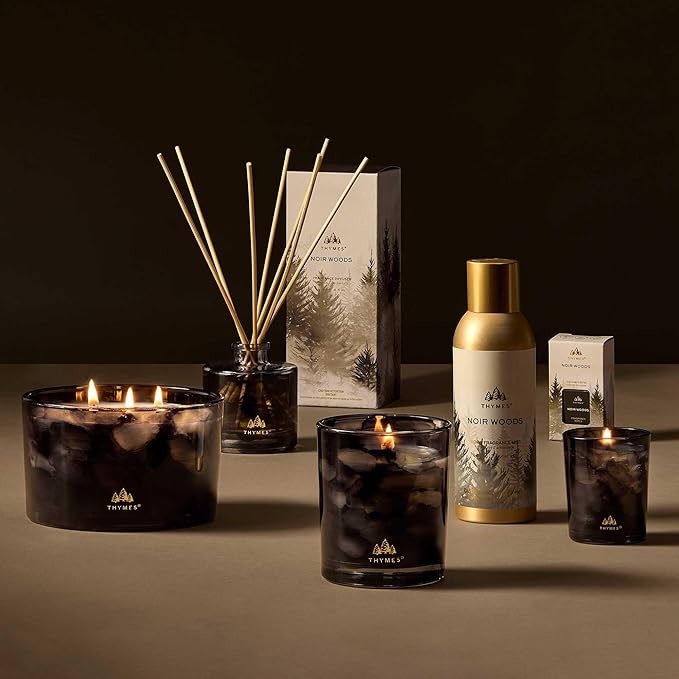 Thymes Petite Oil Reed Diffuser Set – Includes Reeds, Fragrance Oil & Glass