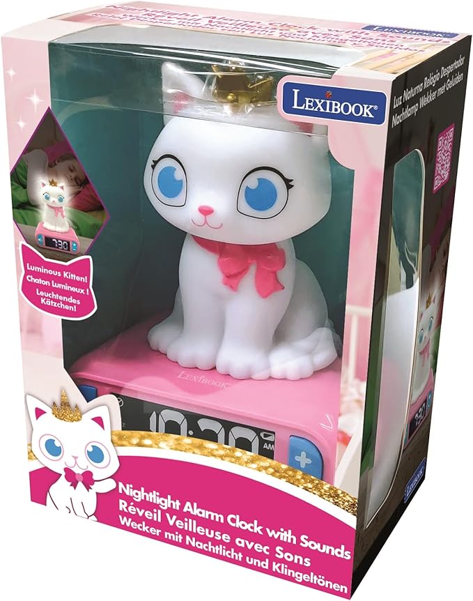 LEXiBOOK - Kitten Digital Alarm Clock