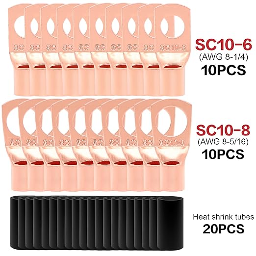 8 Gauge Wire Copper Clad Aluminum CCA (20PCS)