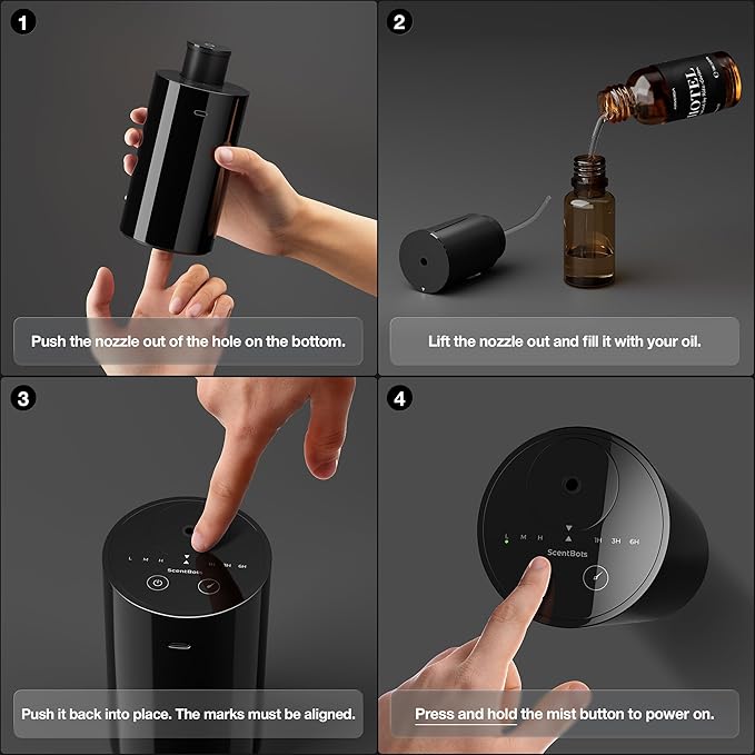 Waterless Essential Oil Diffuser Starter Kit