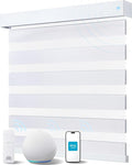 Smart Zebra Blinds for Windows, Alexa Motorized Blinds