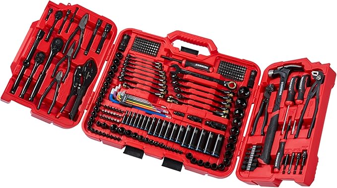 STARWORK TRUE MECHANIC 306-Piece Mechanics Tool Set and Socket Set,
