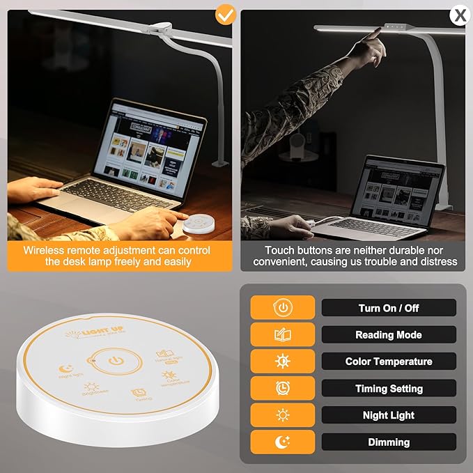 Pzloz Led Desk Lamp for Office Home