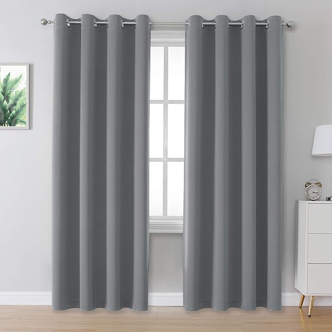 DUALIFE Room Darkening Curtains & Drapes