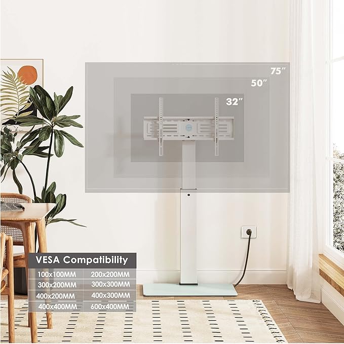 FITUEYES Floor TV Stand for 32-75 inch TV