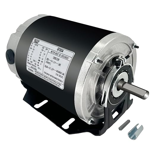 GF2034 Blower Motor 1/3HP 115V 60Hz 1725RPM 48FR Replaces Packard 45013 Ao