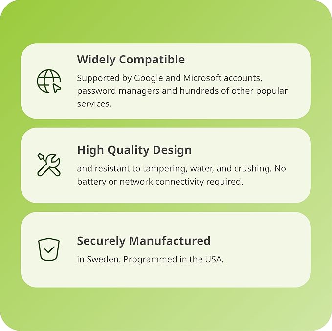 Yubico - YubiKey 5 NFC - Multi-Factor authentication Security Key and passkey