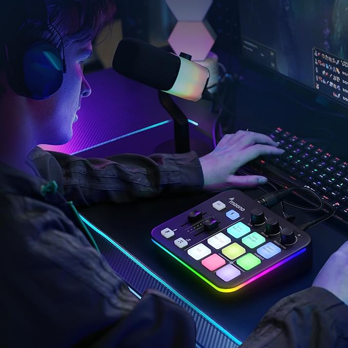 MAONO Gaming Audio Mixer, Audio Interface