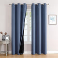 ChrisDowa 100% Blackout Curtains