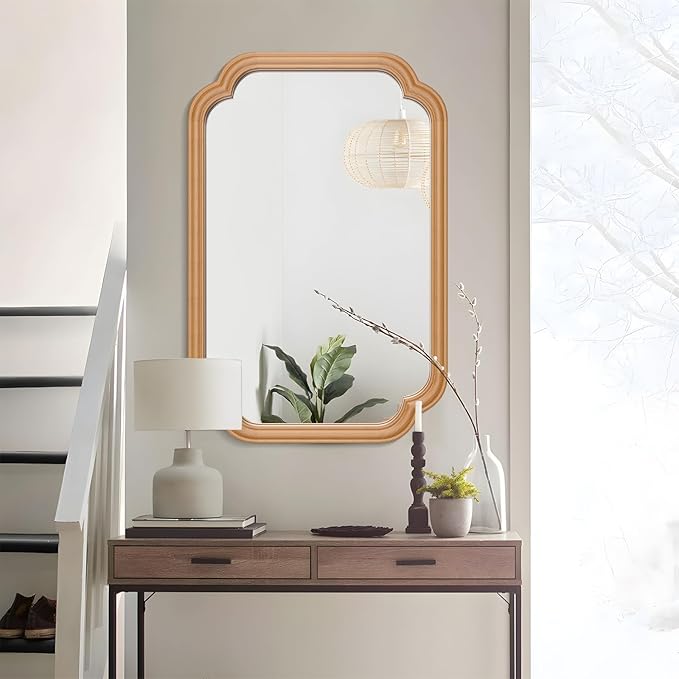 Wood Mirror for Bathroom
