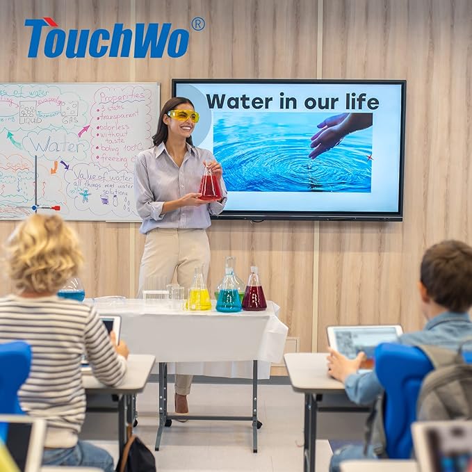 TouchWo 43 inch Interactive Touchscreen Monitor, Smart Board