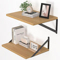 Heimlove 12 Inch Deep Floating Shelves (Set of 2)