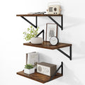 Deep Floating Shelves for Wall, 12 Inch Deep Floating Shelves Set of 3