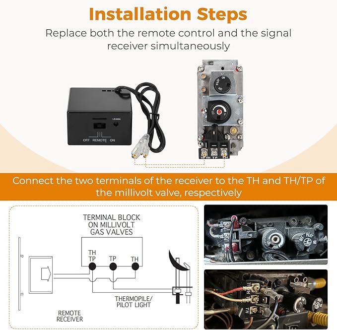 Improved Fireplace Remote Control Kit