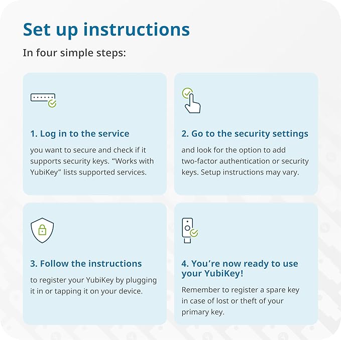 Yubico - YubiKey 5 NFC - Multi-Factor authentication Security Key and passkey