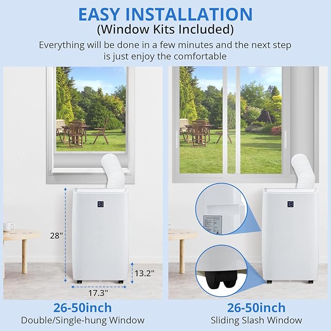 Portable Air Conditioners 14, 000 BTU, Portable AC Unit