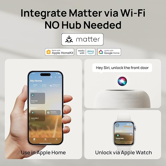 Anona Holo Wi-Fi Smart Lock
