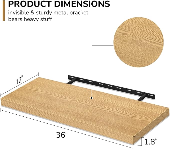 Fun Memories Floating Shelves (2 Pack)