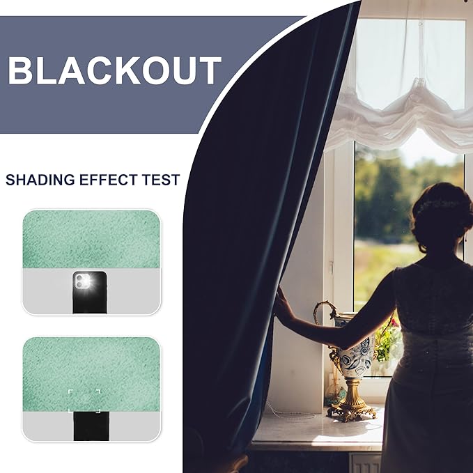 JIUZHEN Blackout Curtains for Bedroom