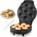 Mini Stuffed Pancakes Maker, Electric Ebleskiver Poffertjes Maker Pan, Danish