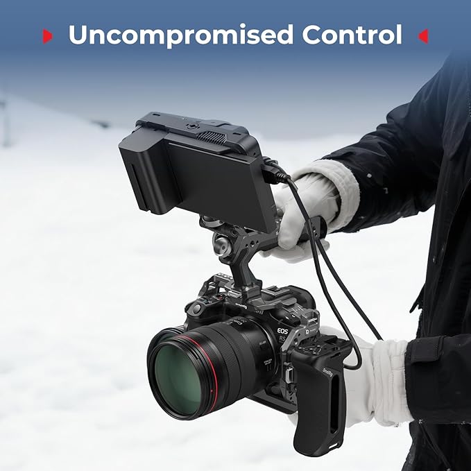 SMALLRIG Quick Release Top Handle, Dual-Direction & Compatible QR-Slide NATO