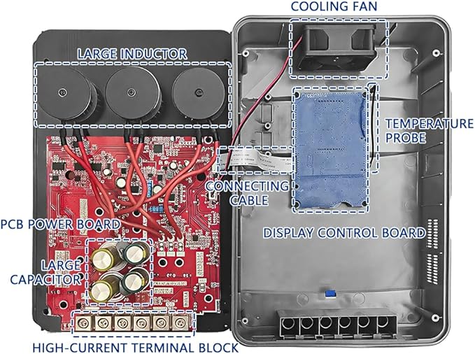 60A MPPT Solar Charge Controller 12V/24V/36V/48V Auto Battery Regulator LCD