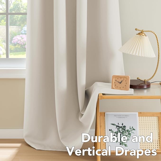 H.VERSAILTEX Ultra Soft Microfiber Thermal Insulated Antique Copper Grommet (Set of 2)