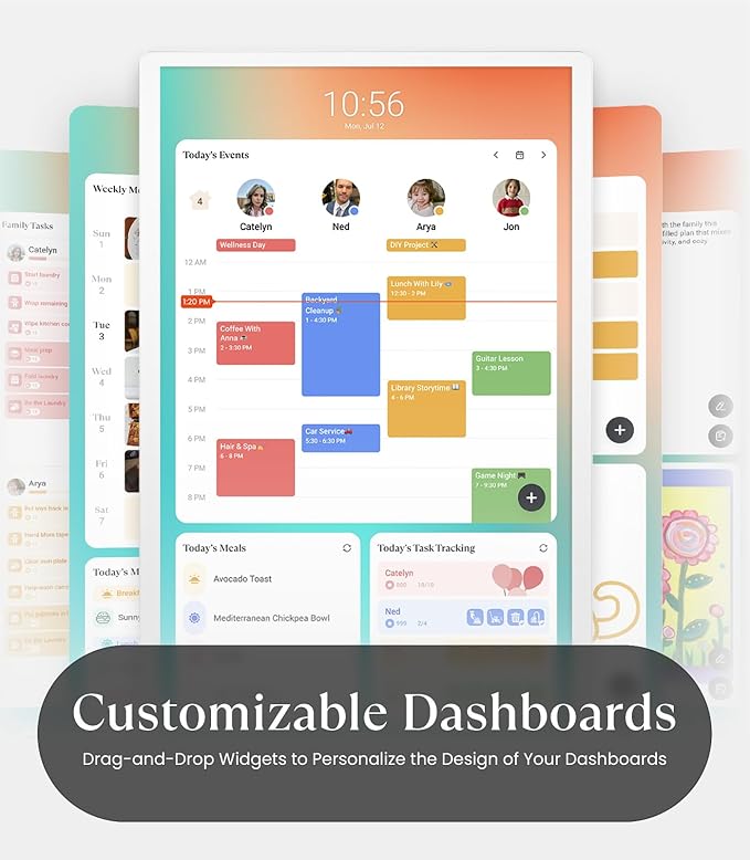 Cozyla Mate Calendar+ 2: 32" Digital Calendar Wall Touch Screen Chore Chart