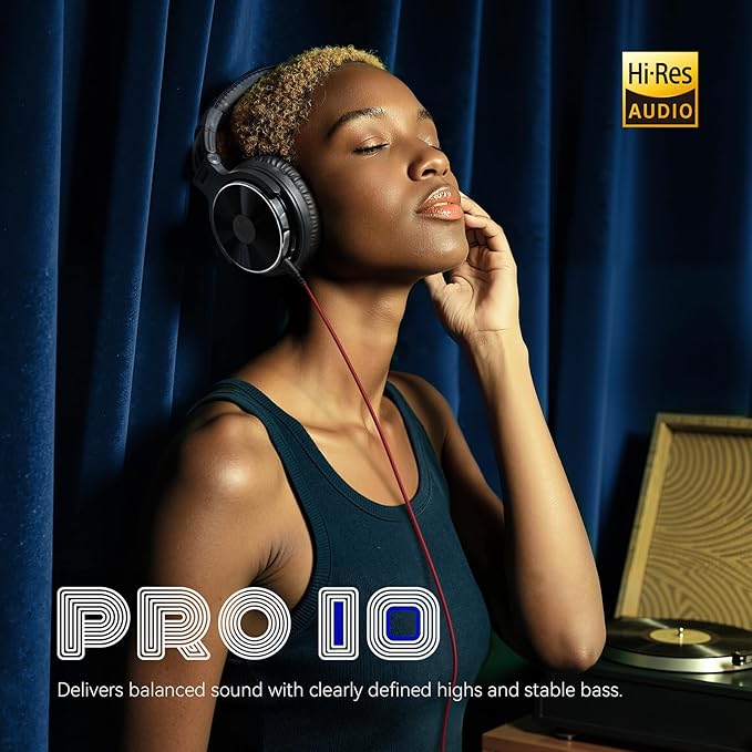 OneOdio Wired Over Ear Headphones Hi-Res Studio Monitor & Mixing DJ Stereo