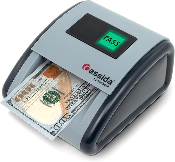 Cassida InstaCheck Small Footprint, Magnetic and Ultraviolet Sensors, Compact